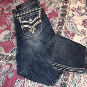 Rock Revival Boot Cut Jeans Size 28